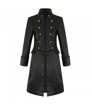 Mens Pentagramme Severin Black Mens Long Coat 